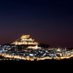Vista nocturna de Morella, una de las localidades más bellas de España