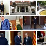 Los gestos de la reunión: el lazo de Torra, el lícor de ratafía, la fuente de Machado y la perra «Turca»