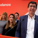 Juan Marín, uno de los triunfadores de la noche electoral, garantizó que pese al “sorpasso” la relación en la Junta con el PP será igual