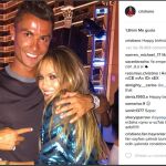 Jennifer López cumple 47 años con Cristiano Ronaldo