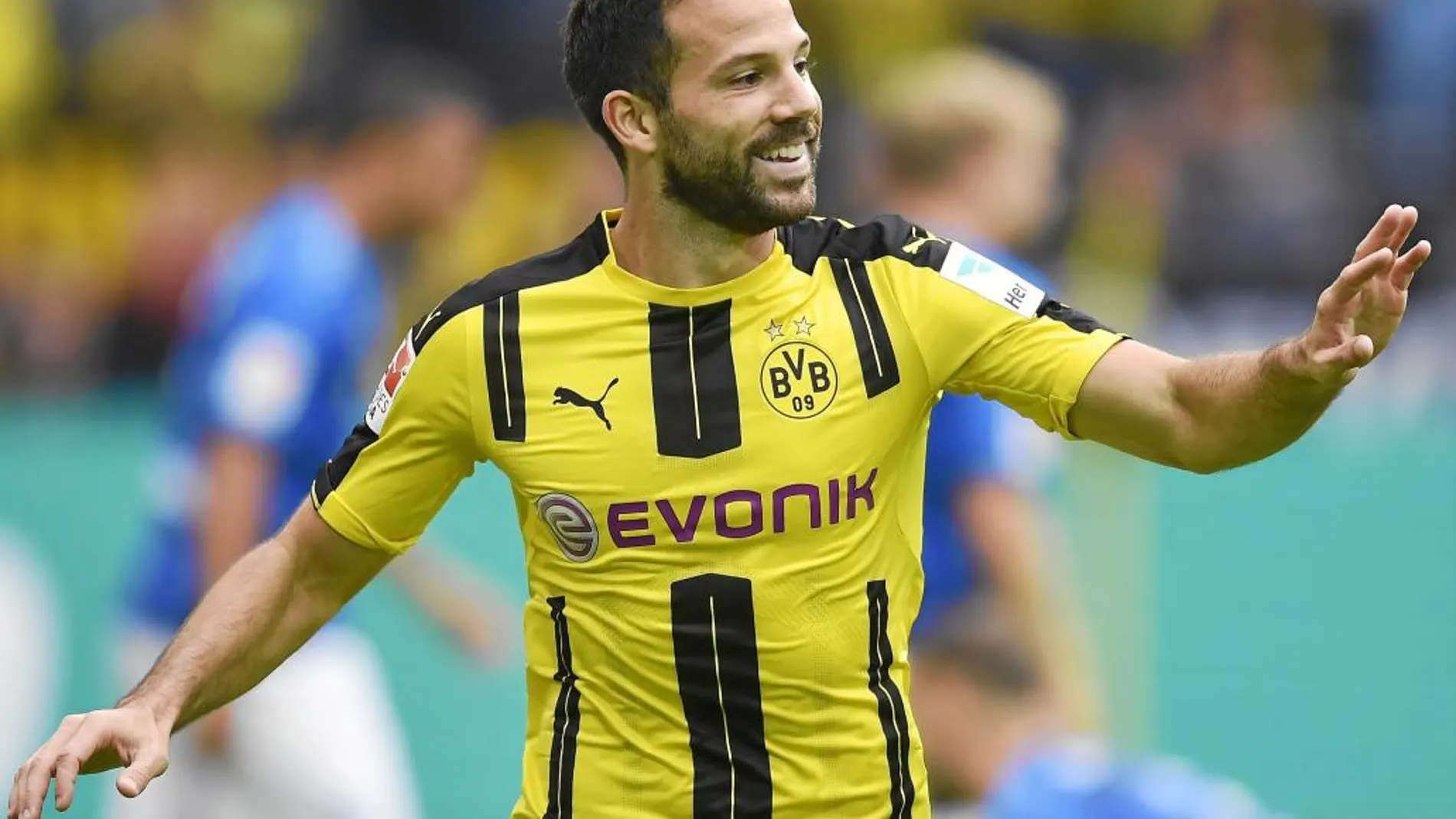 Gonzalo Castro, en un partido con el Borussia Dortmund
