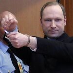 Anders Breivik durante el juicio