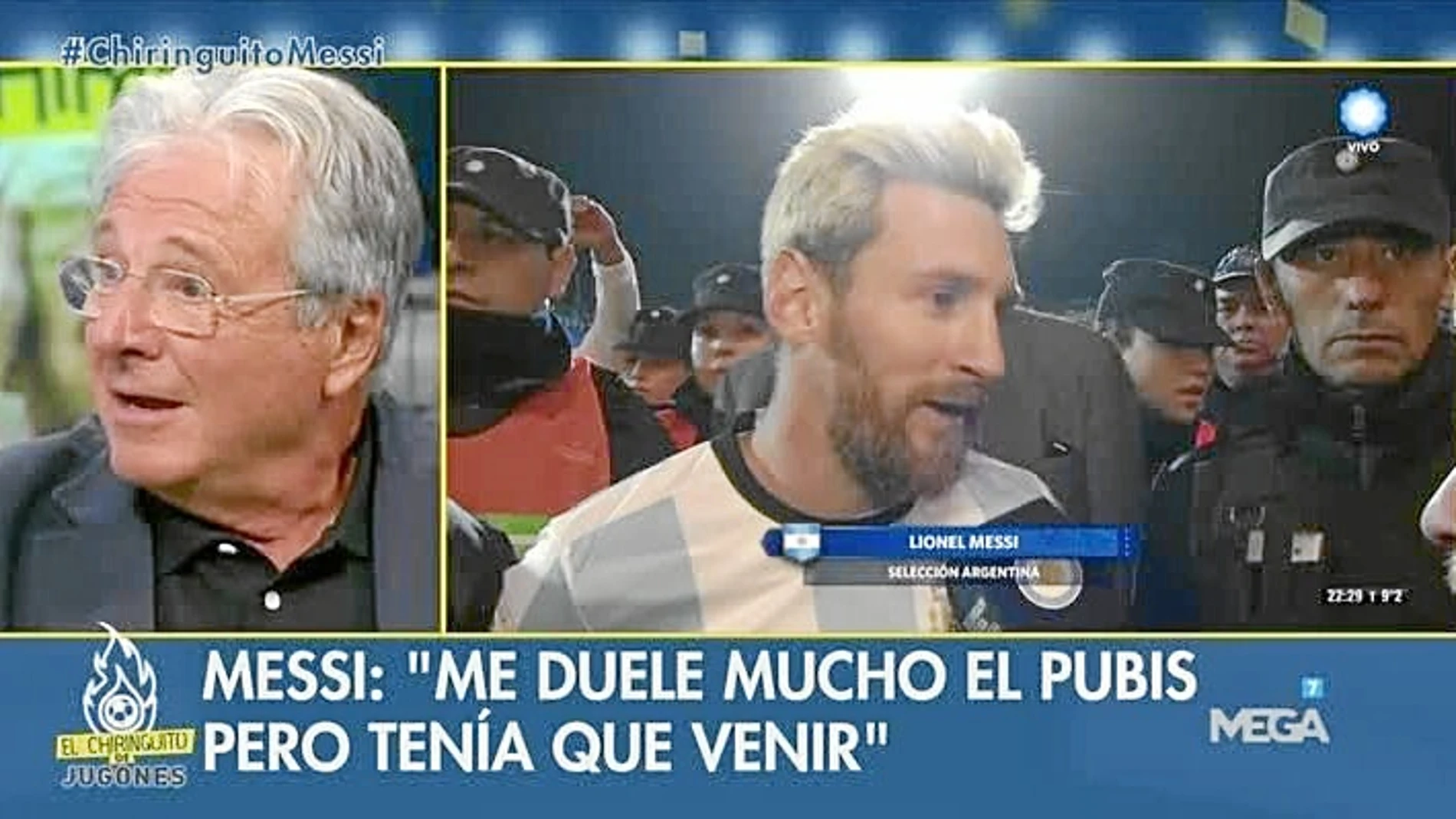 La pantomima de Messi