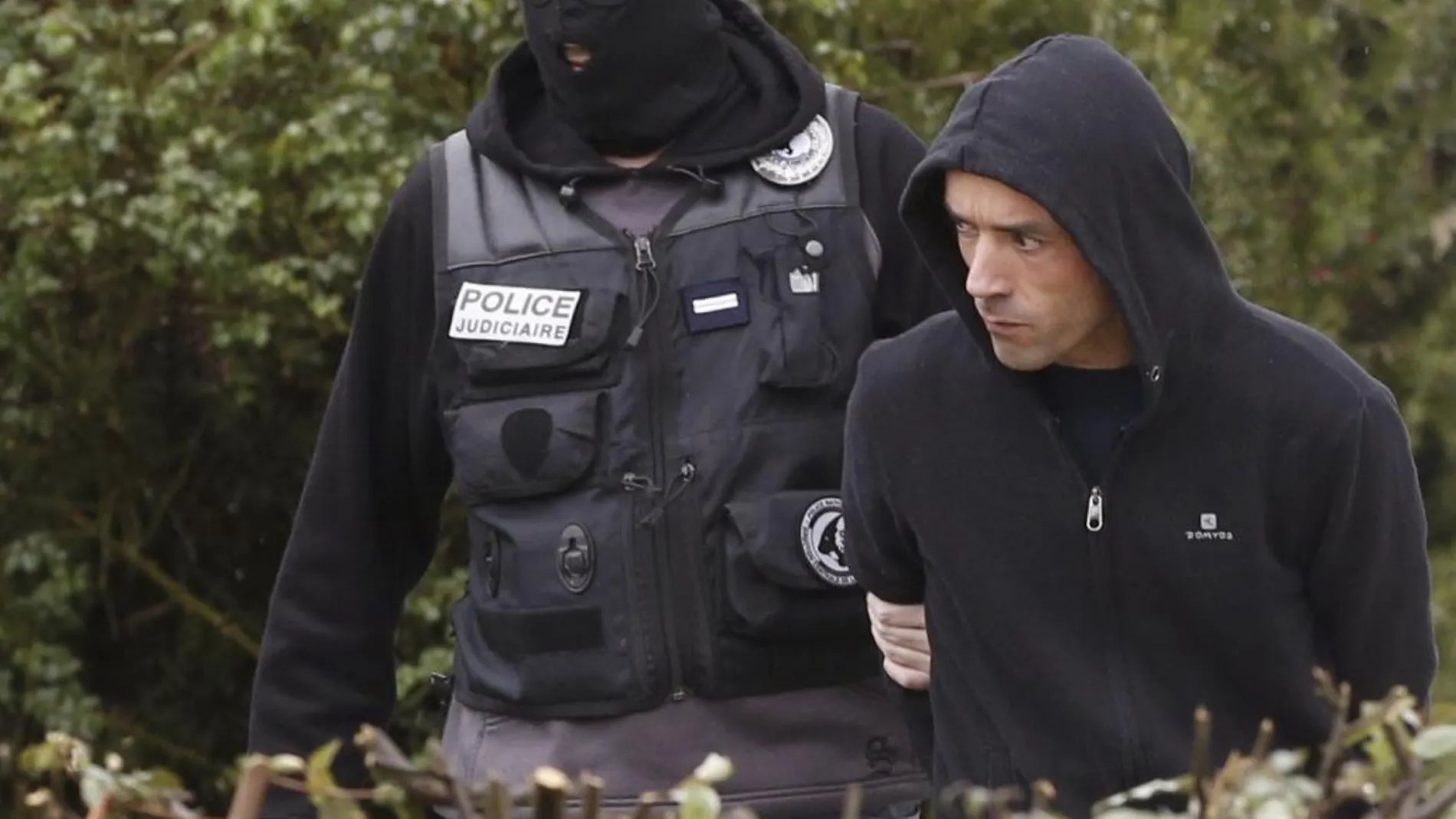 Imagen del líder de la organización terrorista ETA, Mikel Irastorza, tras su detención por la policía francesa a finales de pasado año