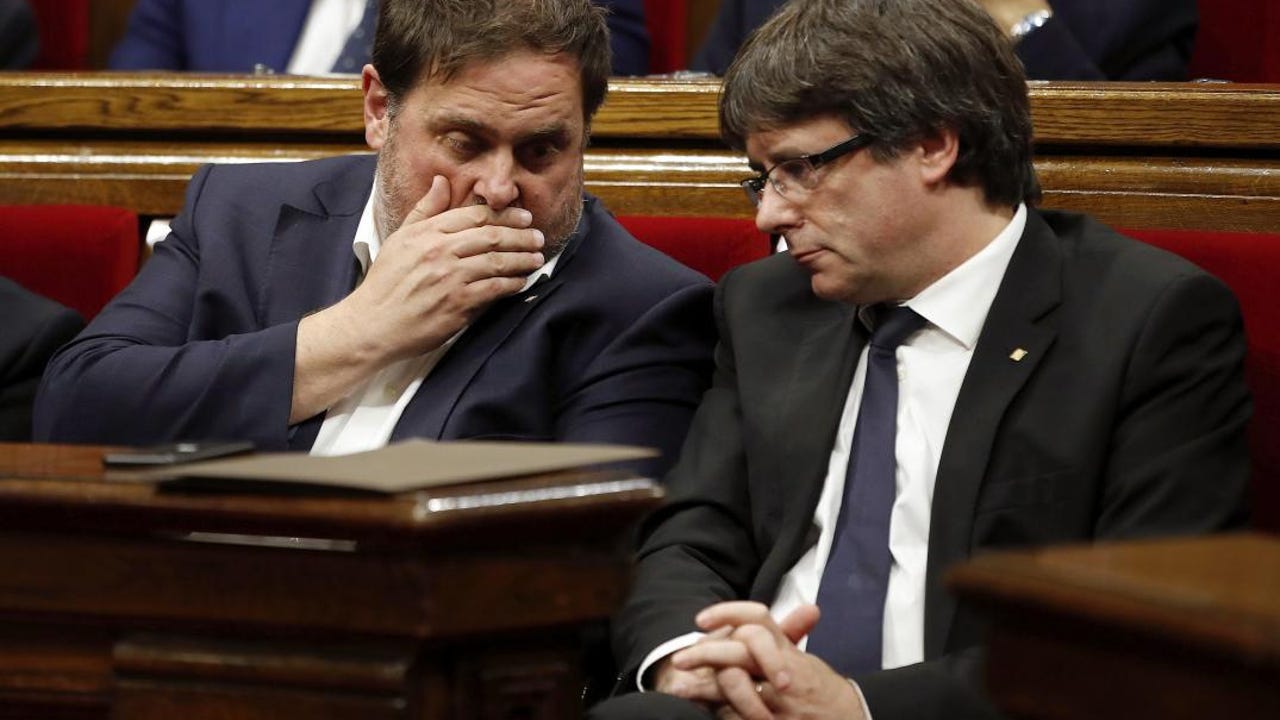 Puigdemont, Junqueras y Torra participan en un foro financiado la Generalitat de Cataluña que defiende los "paises catalanes"