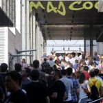 Concentración por la muerte de Pedro Aunión en el festival Mad Cool