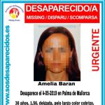 Imagen de la desparecida en Palma / SOS Desaparecidos