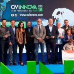 Foto de familia de los premios a la innovación en la feria Ovinnova de Zamora