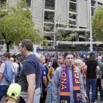Tras momentos de incertidumbre, finalmente los aficionados no pudieron acceder al Camp Nou
