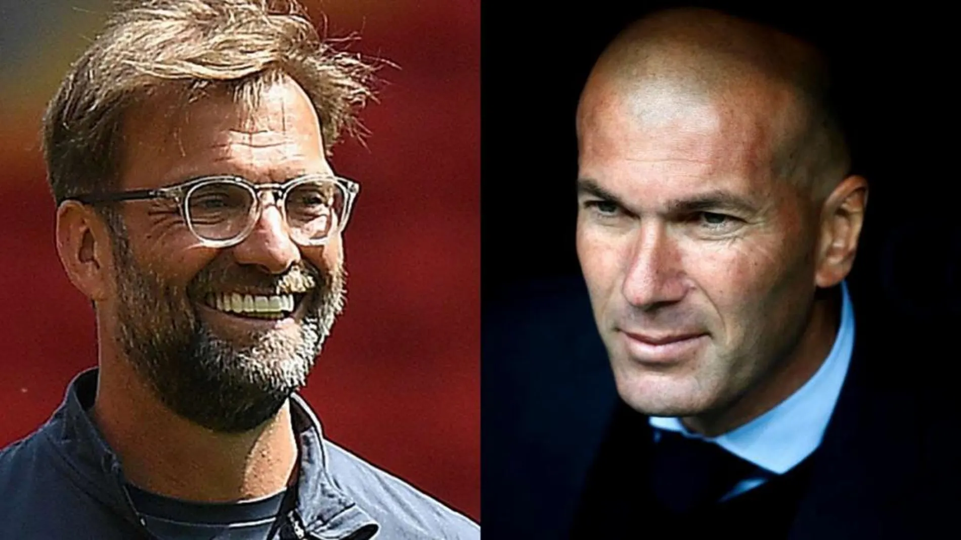 Zidane y Klopp, dos maneras de sonreír