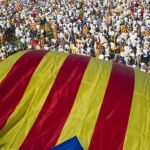 Manifestación en Barcelona a favor de la independencia