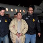 El Chapo, en su entrega a EE UU /Ap