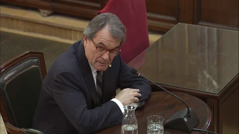 Artur Mas durante su declaración