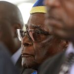 Robert Mugabe, en su última aparición pública el pasado día 17