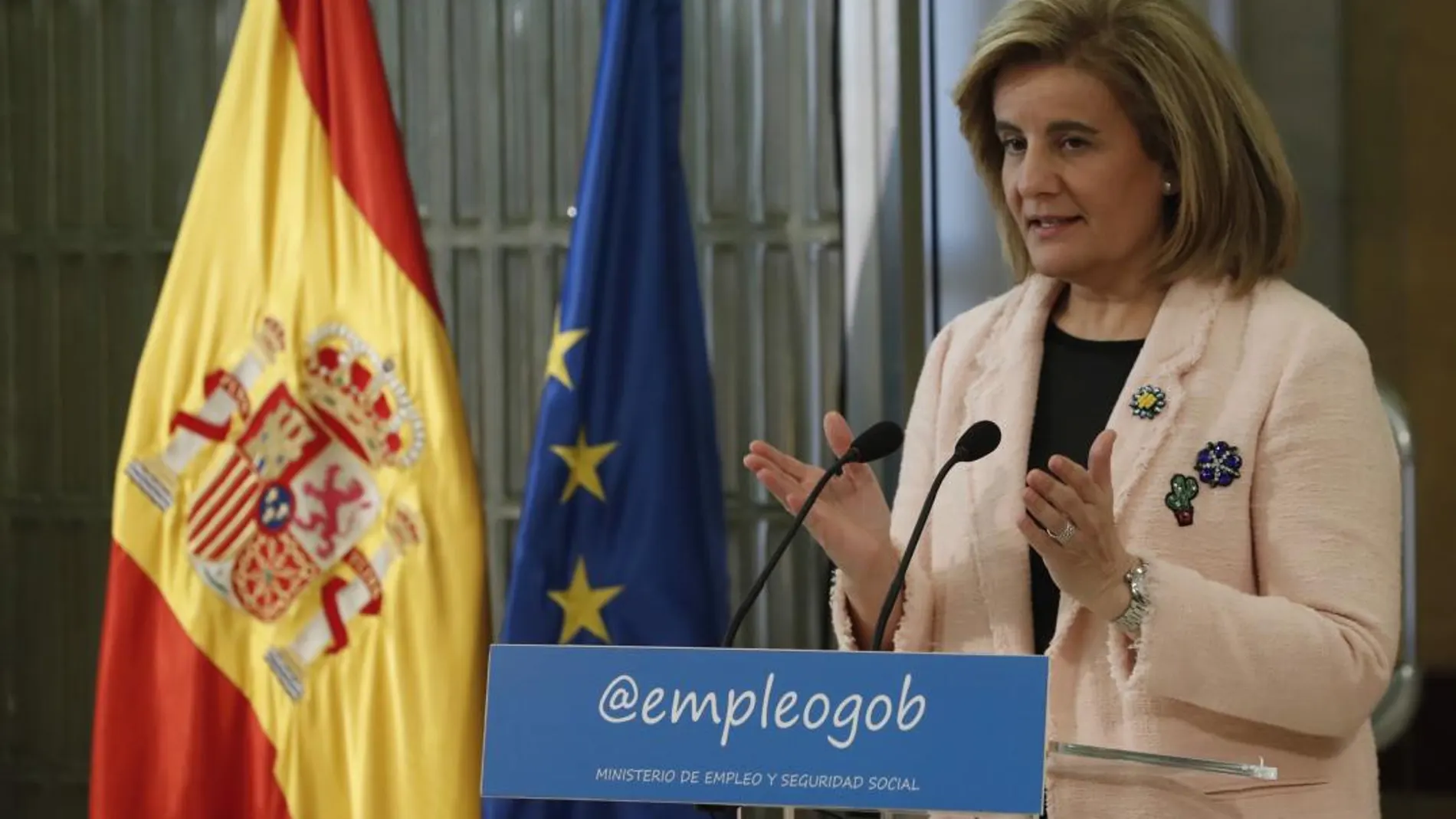 Fátima Báñez, ministra de Empleo y Seguridad Social