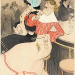 «Au bar», una obra original de Cardona que apareció en la revista «Le Frou-frou» en 1905