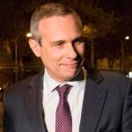 Josep Lluis Alay Rodríguez, el historiador que acompañaba al ex presidente de la Generalitat Carles Puigdemont cuando fue detenido en Alemania. EFE/Marta Pérez