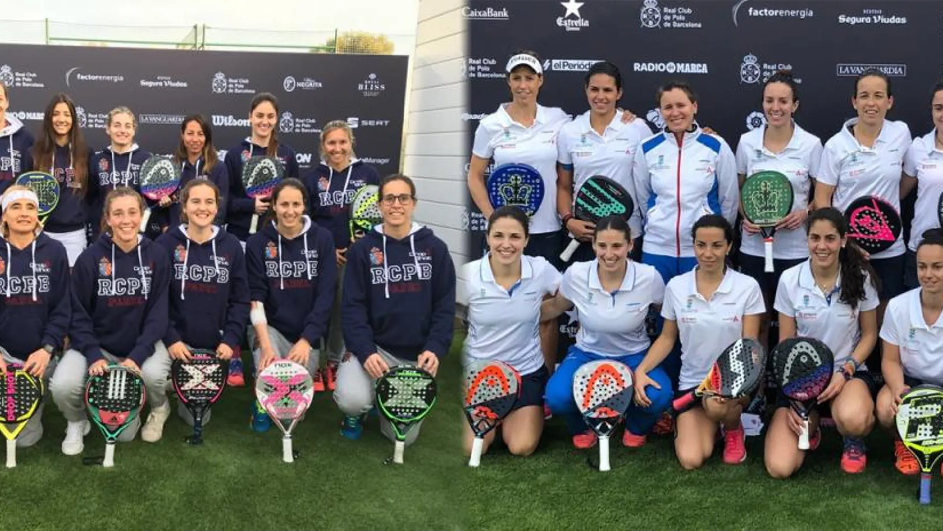 Dos de los combinados femeninos