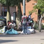 Operación contra los vendedores del top manta en la zona portuaria de Barcelona