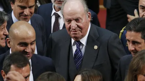El Rey Juan Carlos I en la ceremonia de investidura del presidente de Chile, Sebastián Piñera