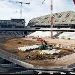 Obras en el Estadio de La Peineta