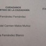 Las papeletas a Senado de Ciudadanos en Extremadura aparecieron con error