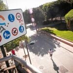 La cámaras de vigilancia pretende reforzar la seguridad de los usuarios del cauce del Turia
