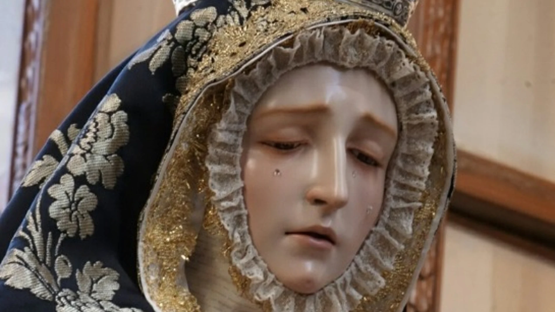 La imagen de Nuestra Señora del Rosario se podrá contemplar esta tarde en la Iglesia de Santa Catalina