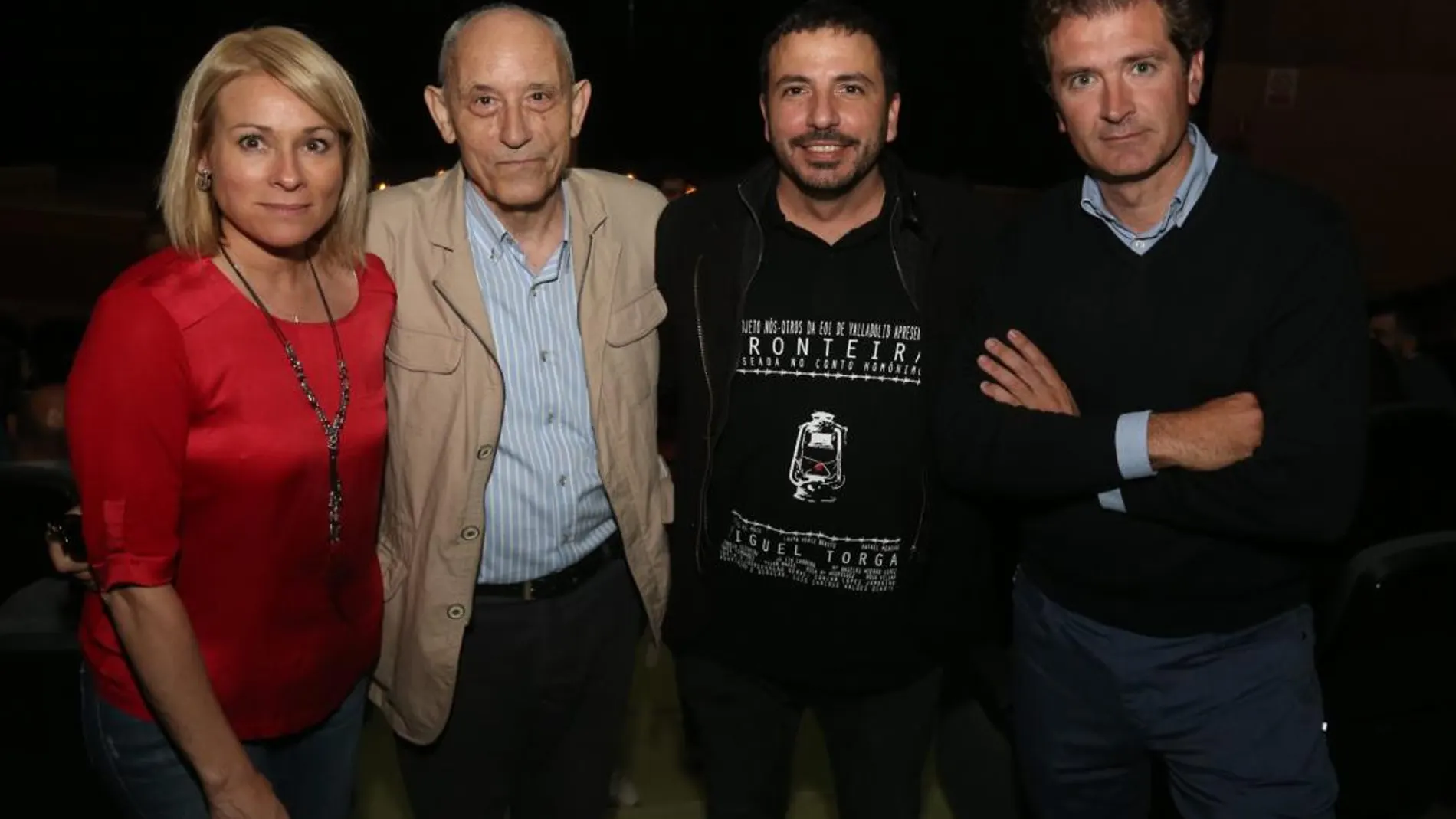 Pilar Alonso, Antonio Piedra, Luis Enrique Valdés y Fernando Conde / Dos Santos