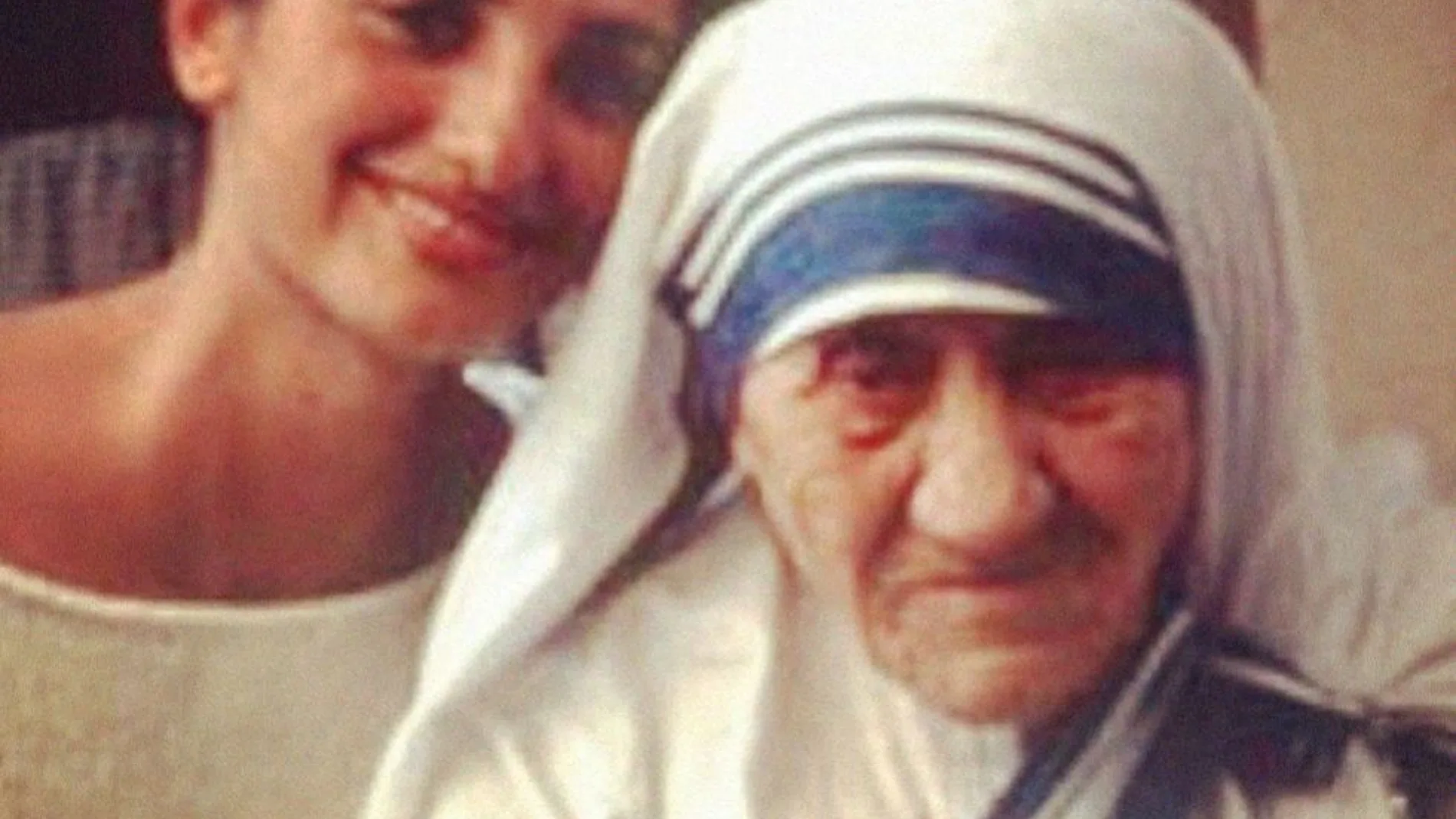 La Madre Teresa con Penélope Cruz