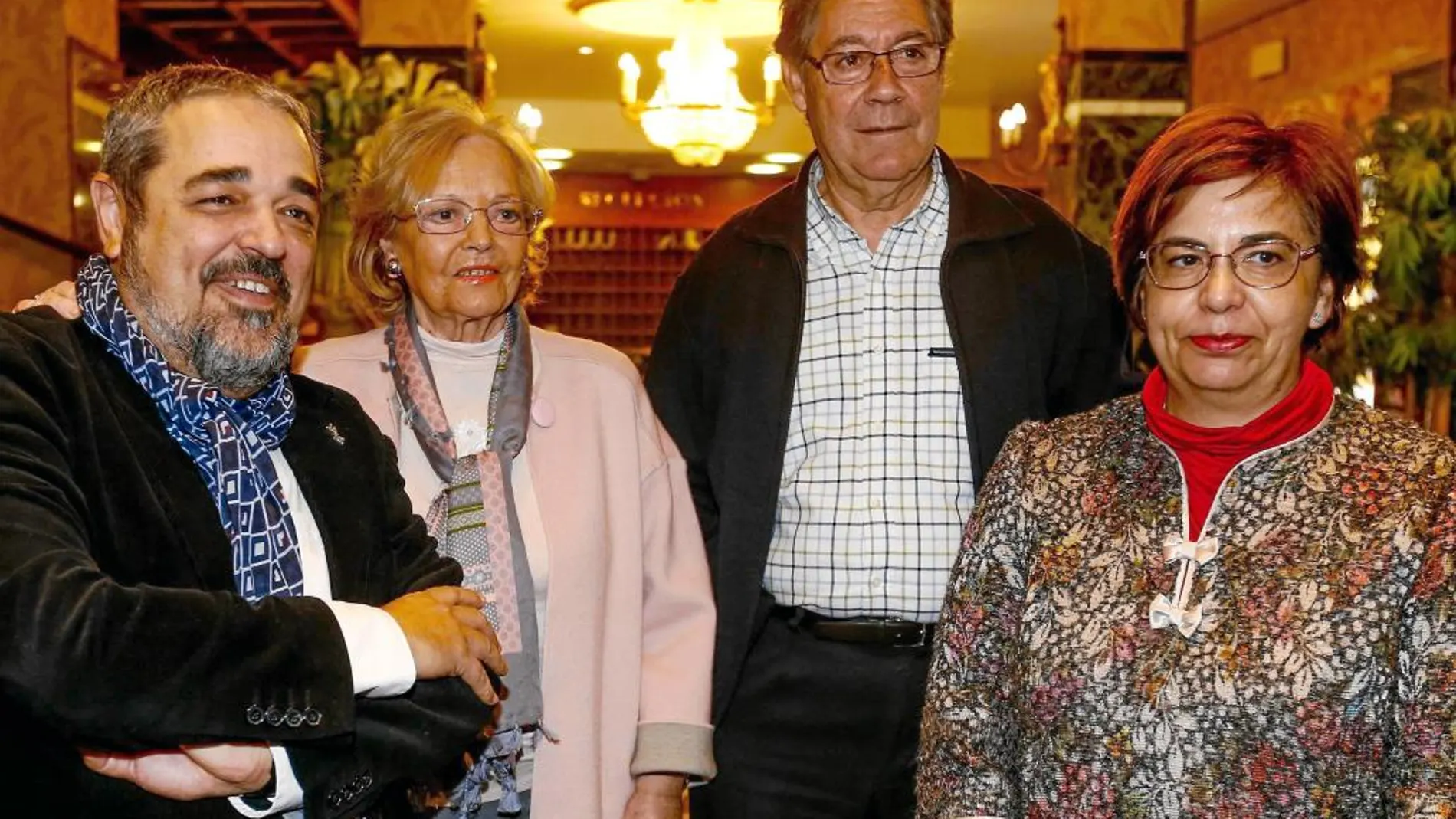 Carlos Aganzo, Araceli Sagüillo, José Antonio Valle y Yolanda del Caz