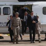 Pedro Sánchez a su llegada a Mali para visitar a las tropas/Foto: Efe