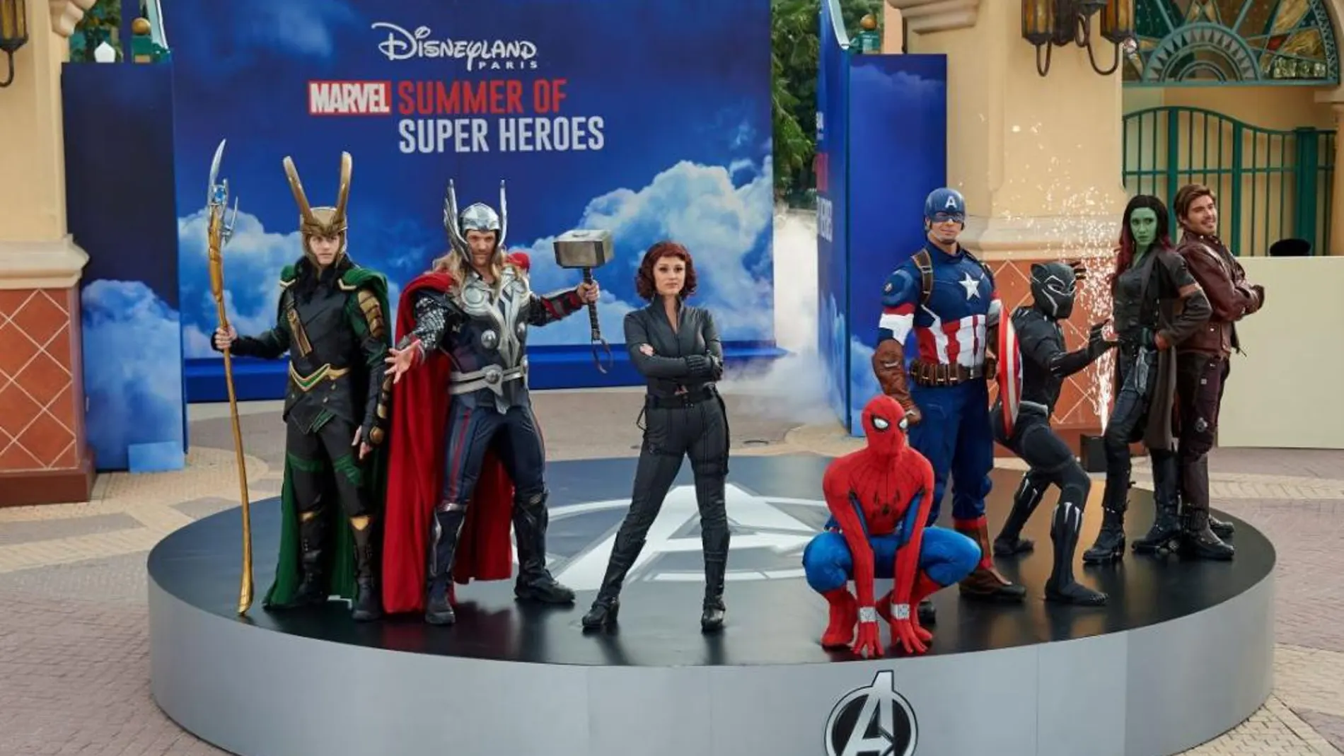 Los Superhéroes de Marvel conquistan el parque de Disneyland