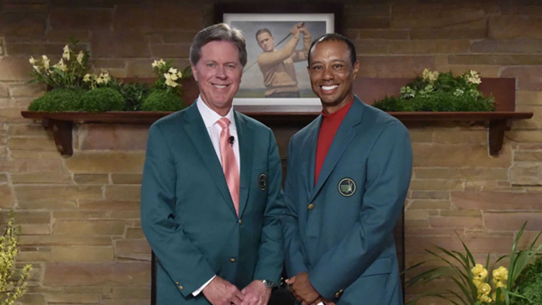 Tiger Woods, con la Chauqeta Verde