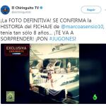 La foto que muestra el día que empezó el madridismo de Asensio