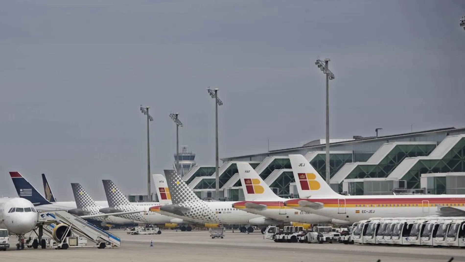 Aviones en el Aeropuerto de El Prat
