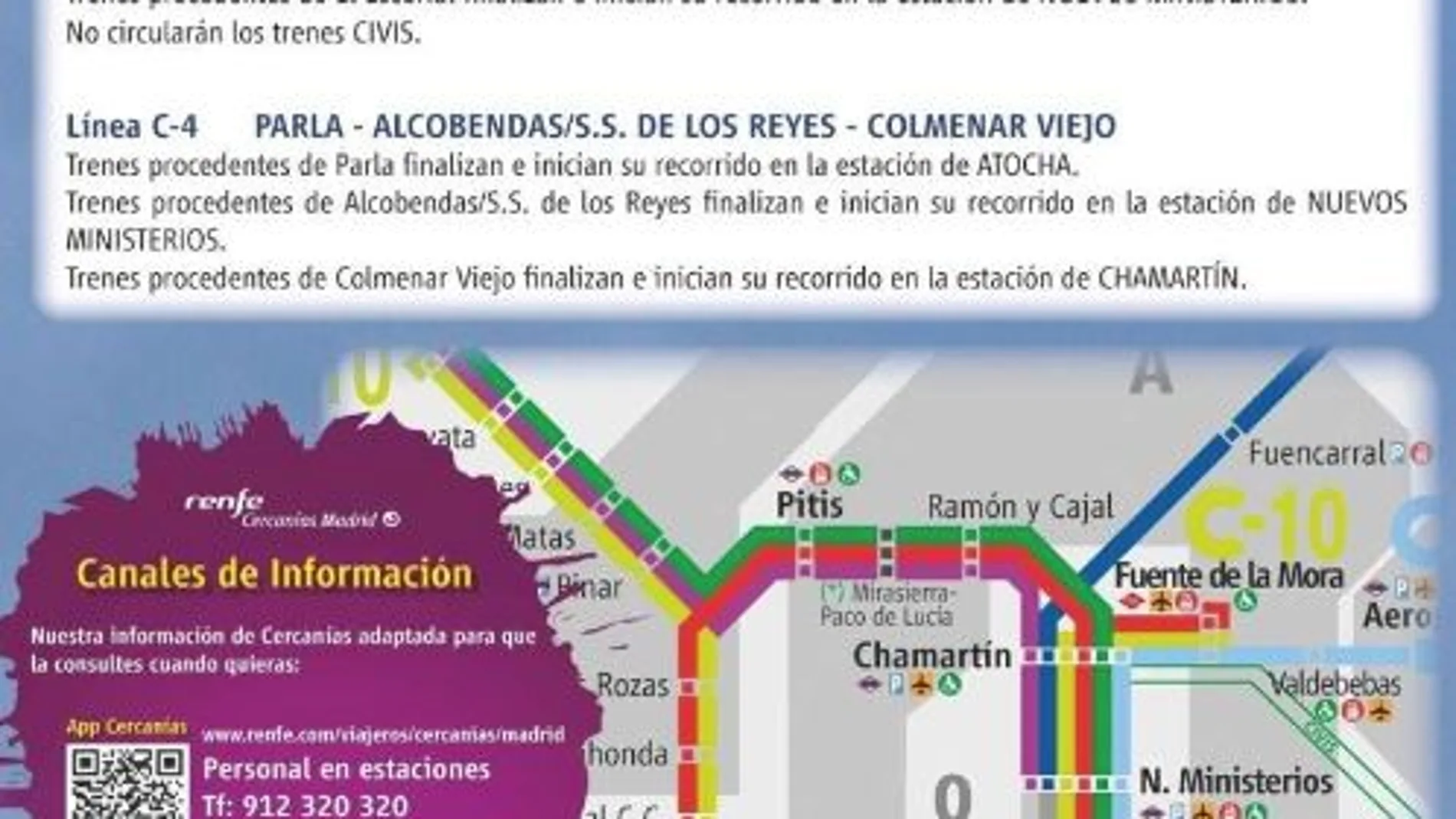 La estación de Cercanías de Sol cerrará entre el 12 y el 27 de agosto por obras