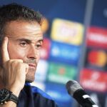 El entrenador del FC Barcelona, Luis Enrique