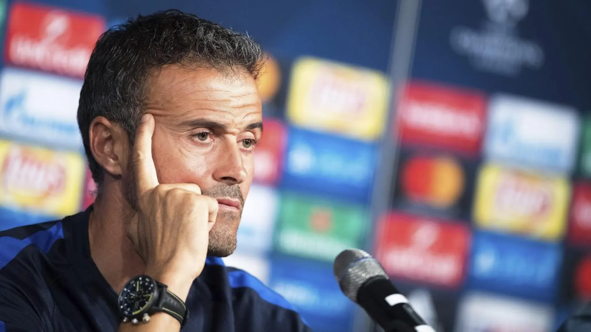 El entrenador del FC Barcelona, Luis Enrique