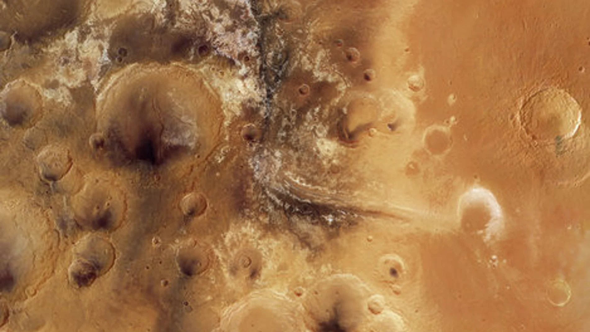 Impagen de detallada de Mawrth Vallis, confeccionada a partir del mosaico de varias fotografías
