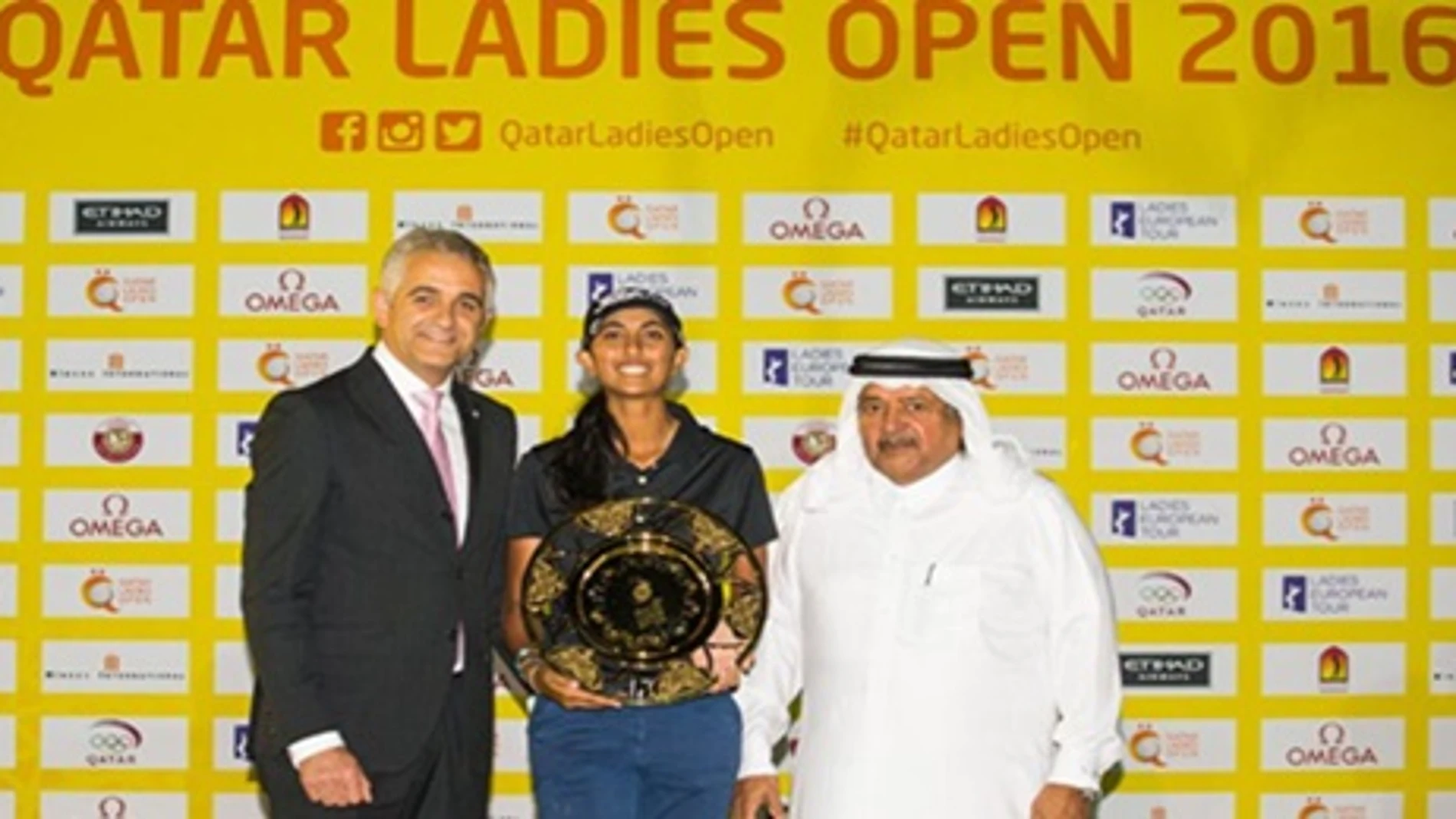 Aditi Ashok titulo Qatar LET 2016