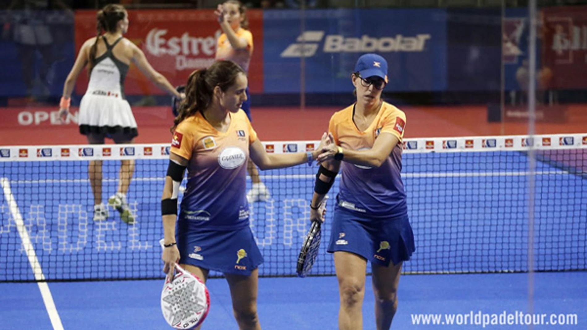 Lucía Sainz y Gemma Triay en la final de Granada