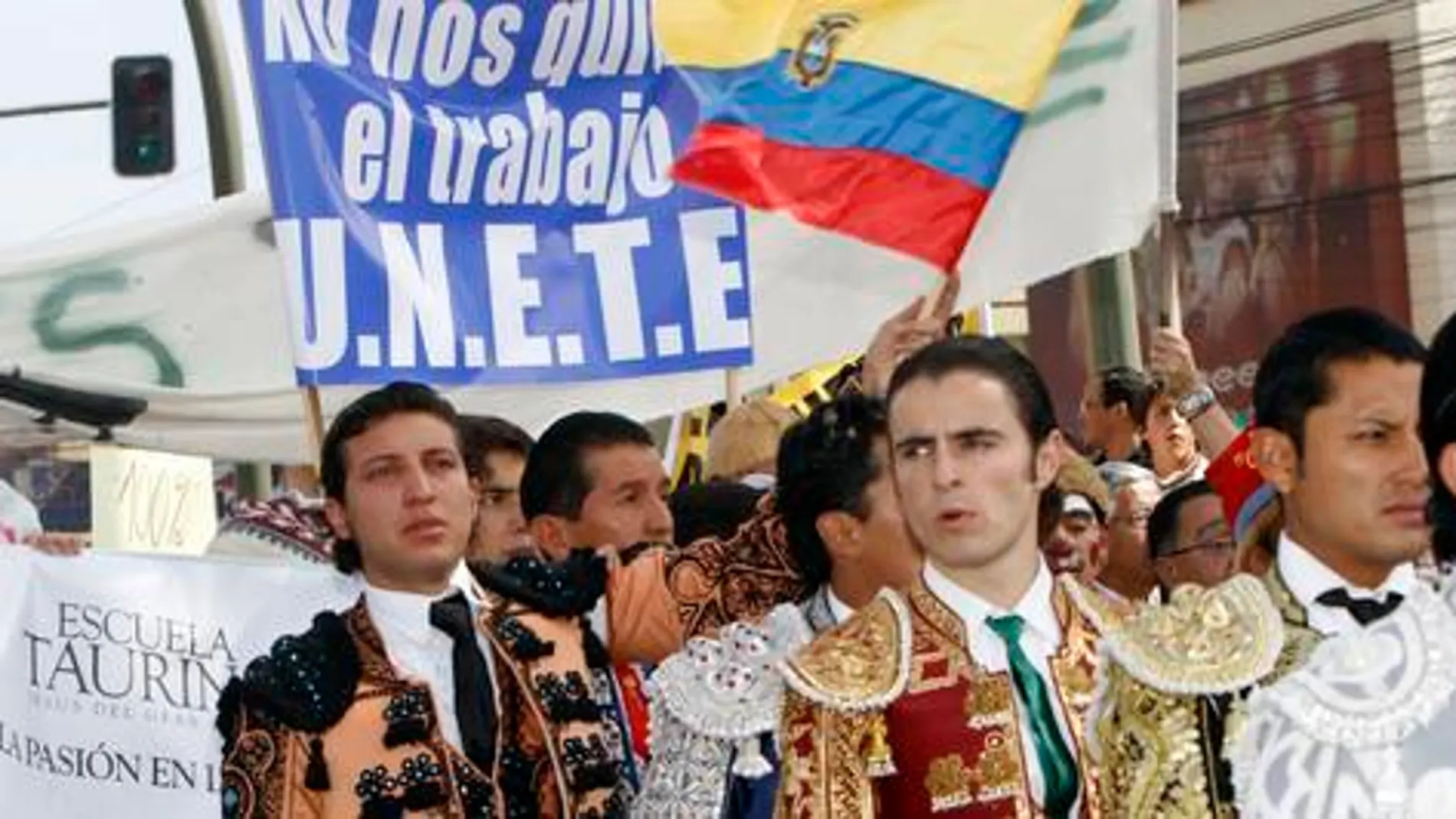 Manifestación en 2011 a favor de los toros en Quito