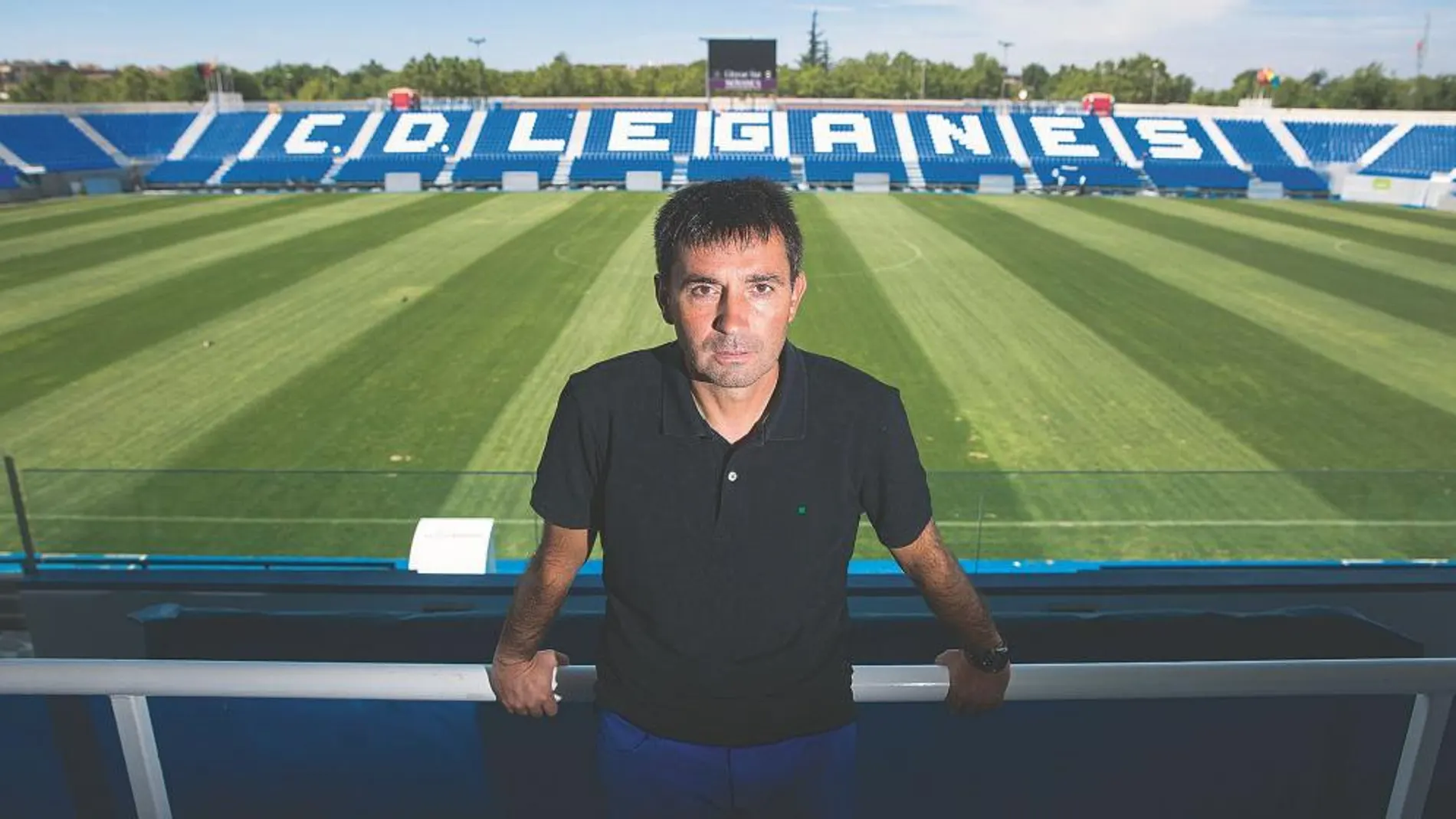 El técnico del Leganés, Asier Garitano