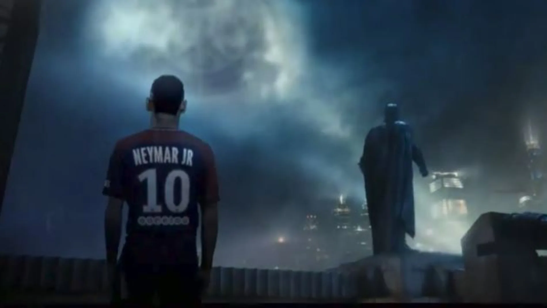 Meymar, en un fotograma del vídeo promocional de «La Liga de la Justicia»