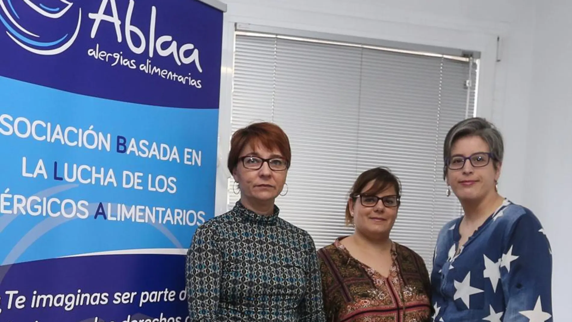 Ana Isabel Rodríguez, Estela Ruiz y Laura González, cabezas visibles de la asociación Ablaa en la lucha contra las alergias alimentarias