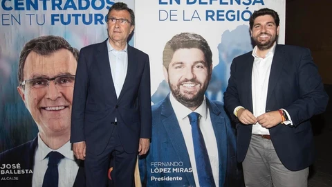 José Ballesta y Fernando López Miras