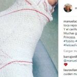 Manuela Carmena informó de la caída en su cuenta de Instagram