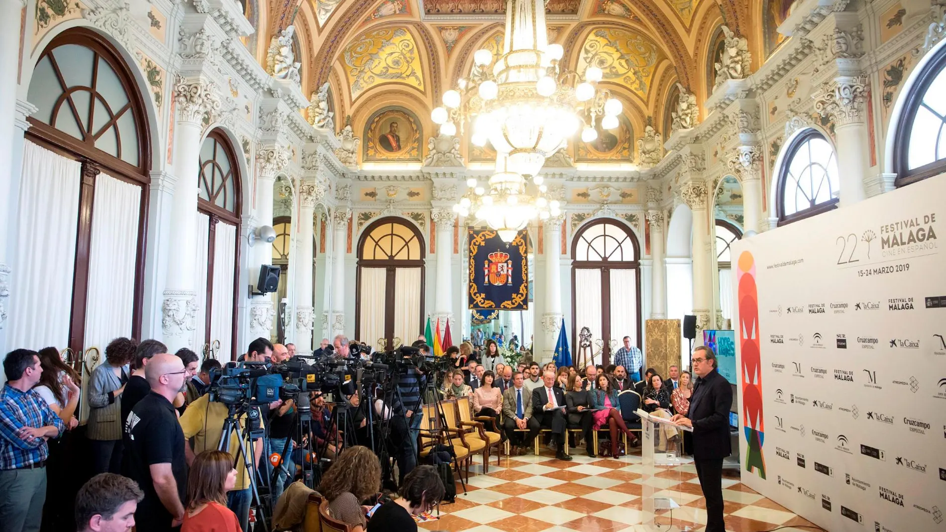 Presentación del Festival de Cine Español de Málaga en el Ayuntamiento / Foto: Efe