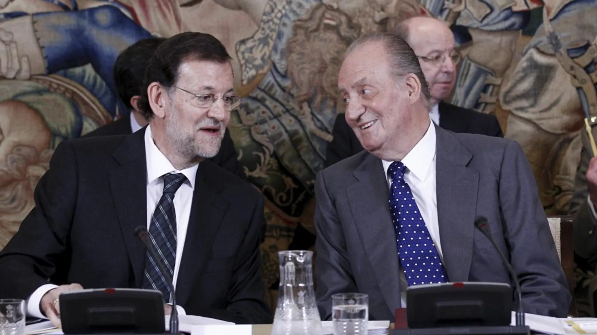 Rajoy y el Rey Juan Carlos, en una imagen de archivo